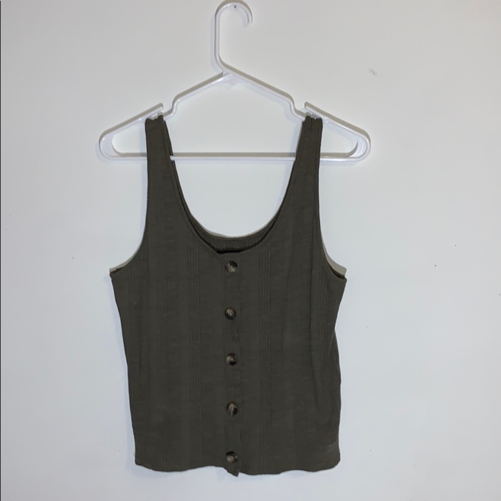 Green American Eagle Tank Top